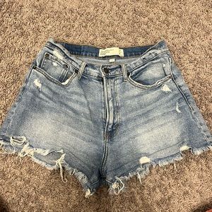 Abercrombie and fitch high rise short CURVE LOVE